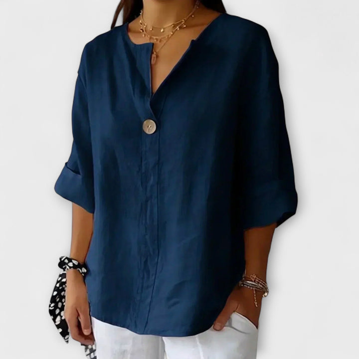 Karina - Stilvolle Bluse mit V-Ausschnitt