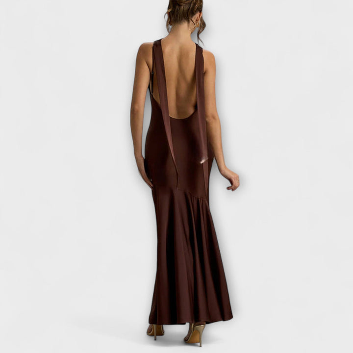 Therese - Elegantes Maxikleid aus Satin