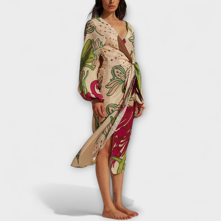 Margot - Bindetunika Maxikleid