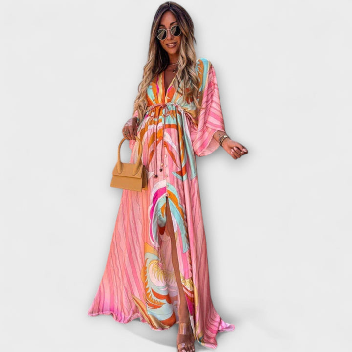 Elke-Marie - Stilvolles Buntes Kleid