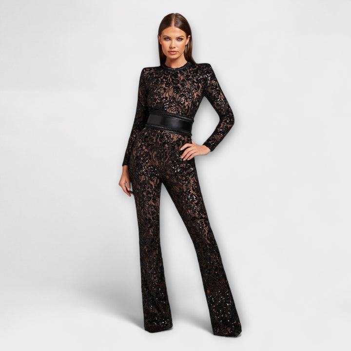 Regina - Spitzen-Jumpsuit mit Korsett