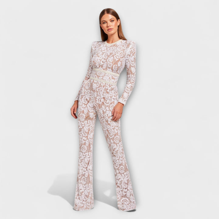 Regina - Spitzen-Jumpsuit mit Korsett