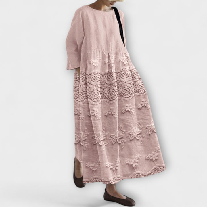 Clarissa - Spitzenmuster Kleid