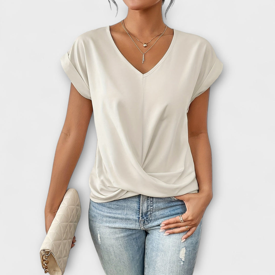 Jasmina - V-Ausschnitt Top