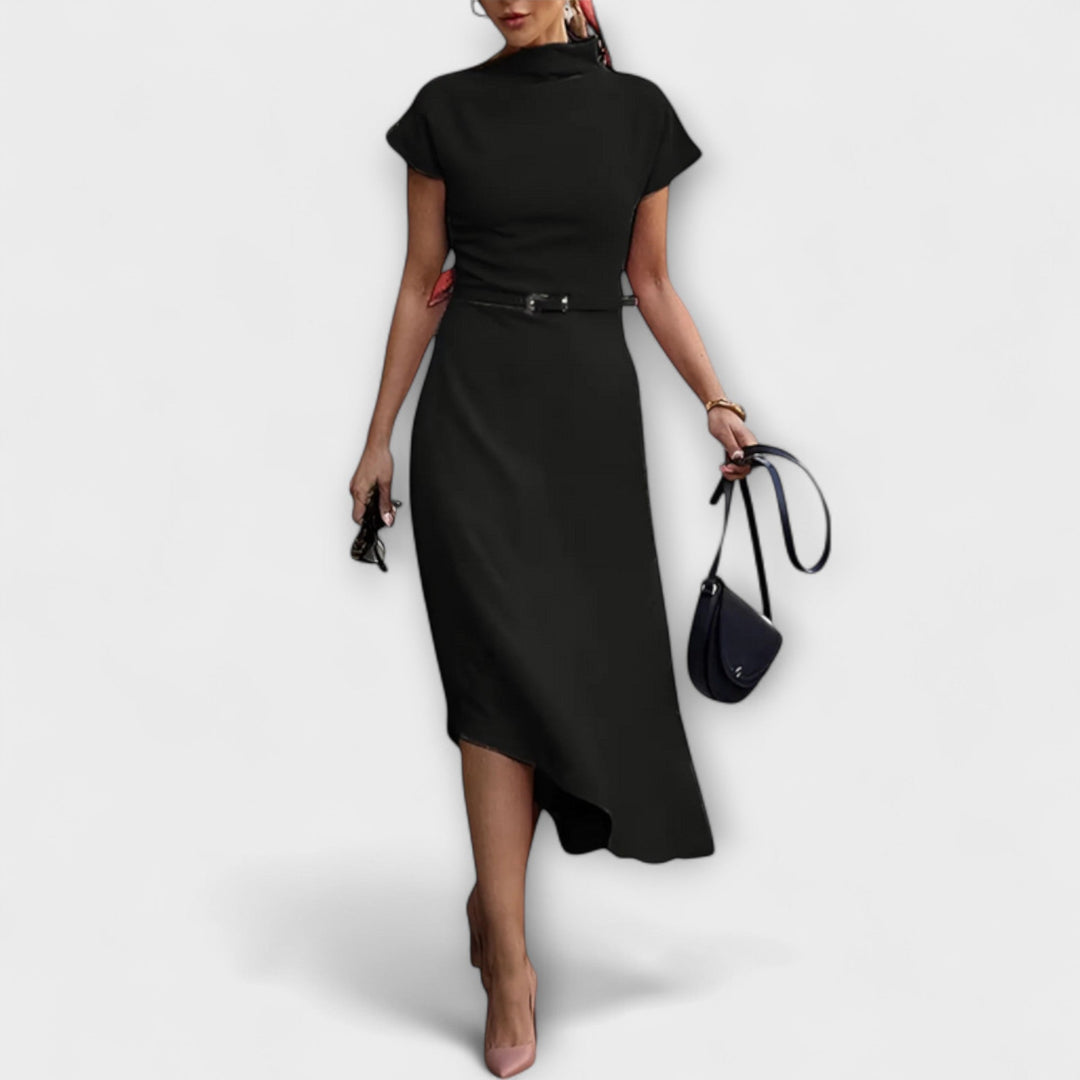 Waltraut - Asymmetrisches Urban Kleid