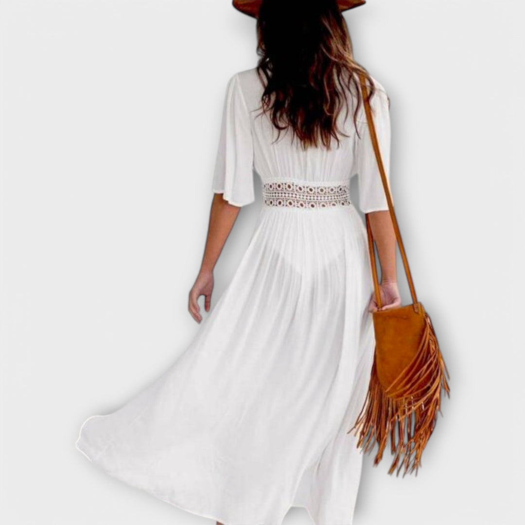 Leandra - Boho-Midikleid