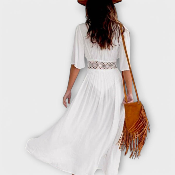 Leandra - Boho-Midikleid