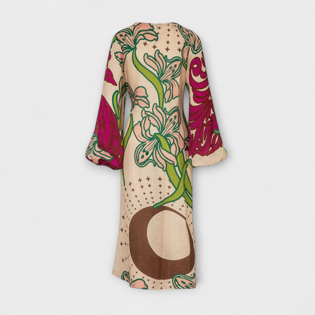 Margot - Bindetunika Maxikleid