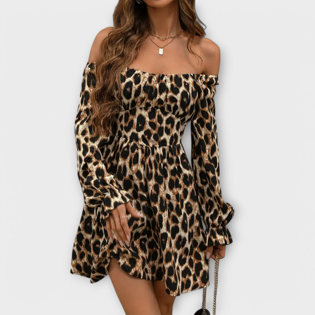 Tabea - Bezauberndes Kleid mit Leopardenprint