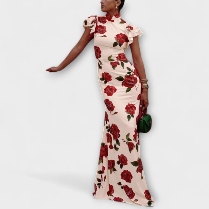 Alina - Maxikleid mit floralem Druck