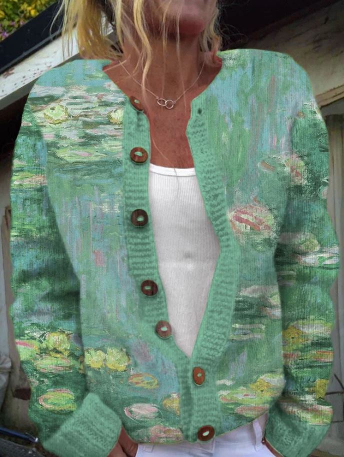 Florentine - Grüne Strickjacke