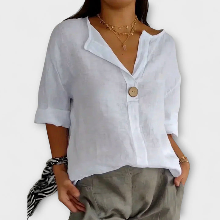 Karina - Stilvolle Bluse mit V-Ausschnitt