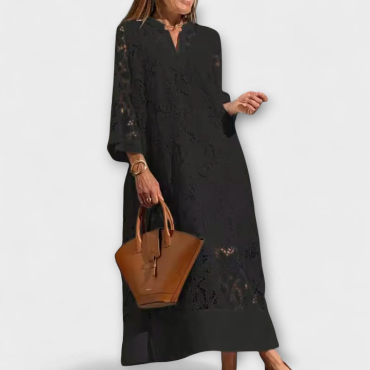Ivonne - Dahlia Besticktes Kleid