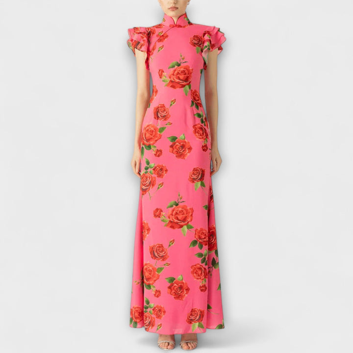 Alina - Maxikleid mit floralem Druck
