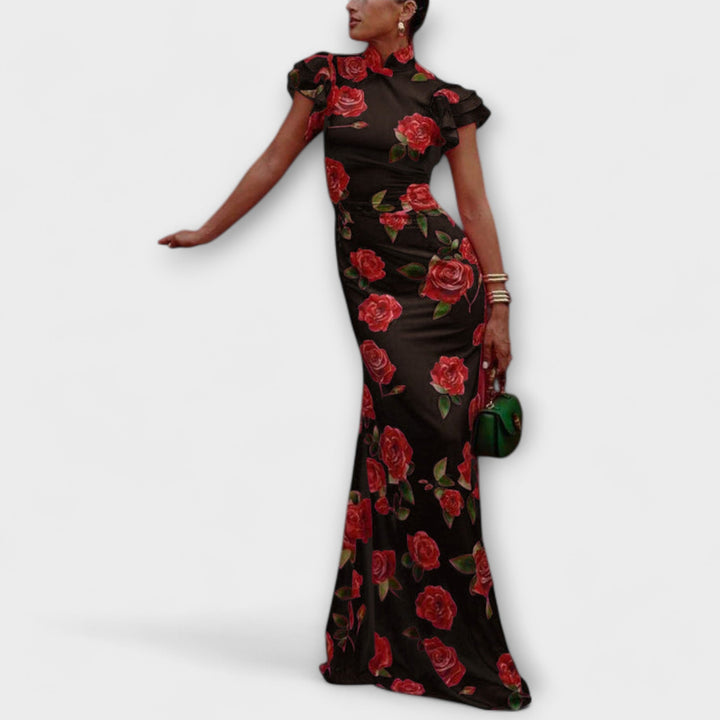 Alina - Maxikleid mit floralem Druck