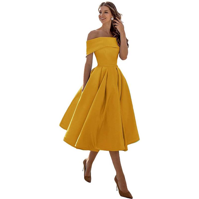 Mariele - Schickes Off-the-Shoulder Drapiertes Maxikleid
