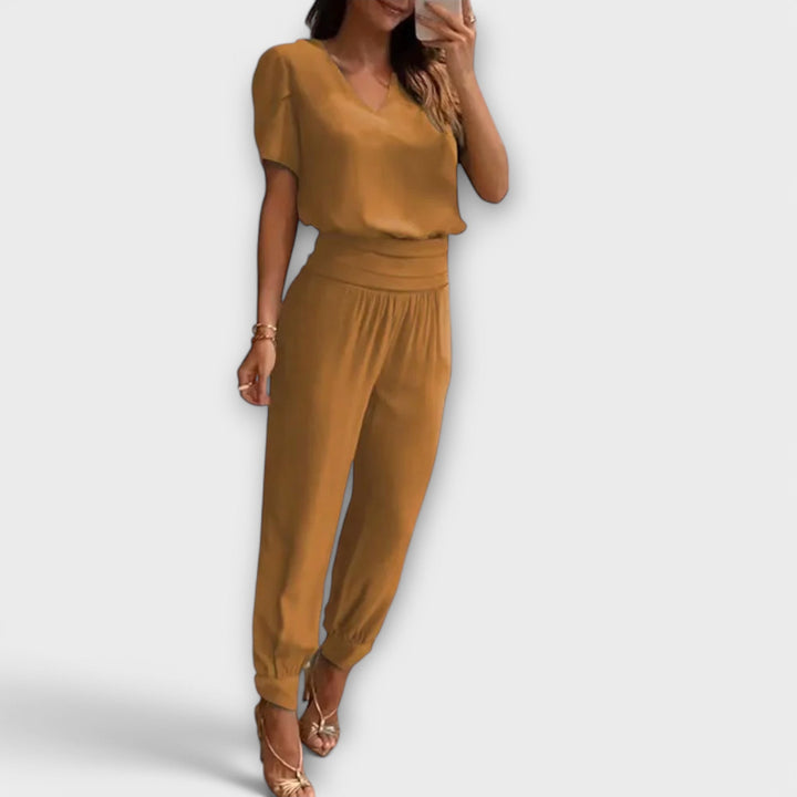 Leonie – Elegantes Set Mit Oberteil Und Hose