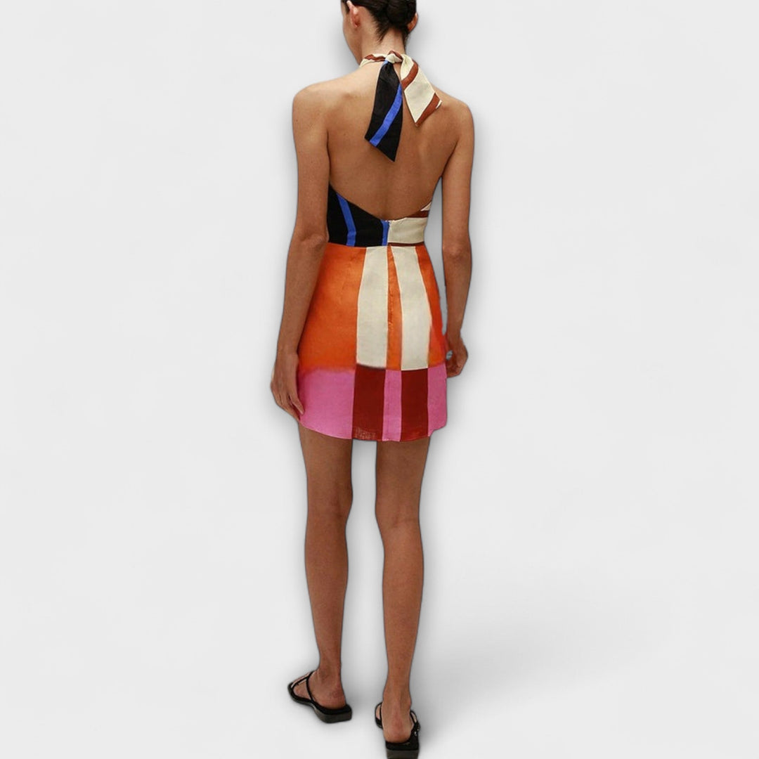 Viktoria - Kreuzträger Krawatte Lockeres Minikleid