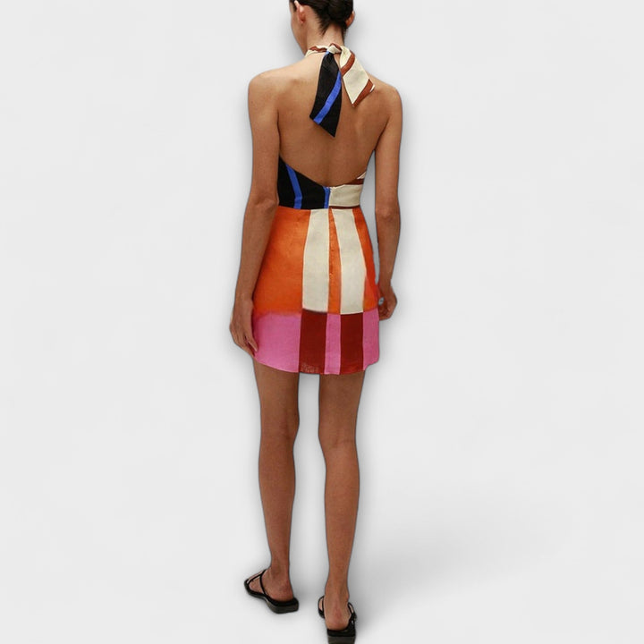 Viktoria - Kreuzträger Krawatte Lockeres Minikleid