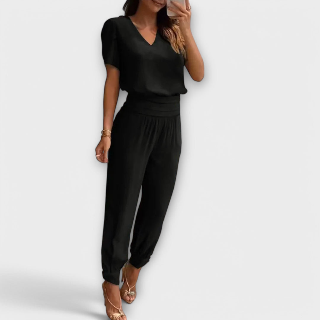 Leonie – Elegantes Set Mit Oberteil Und Hose