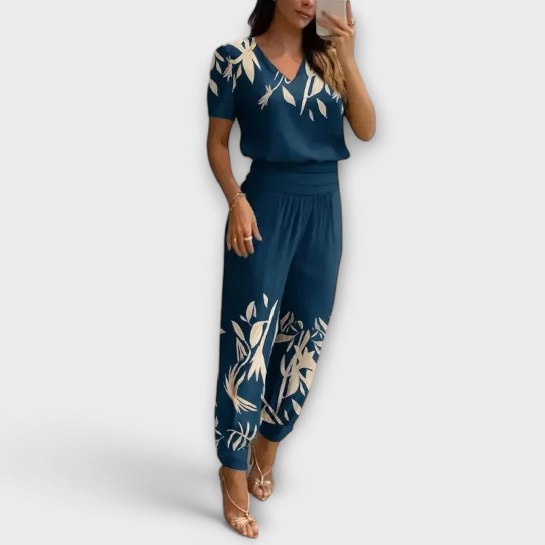 Leonie – Elegantes Set Mit Oberteil Und Hose