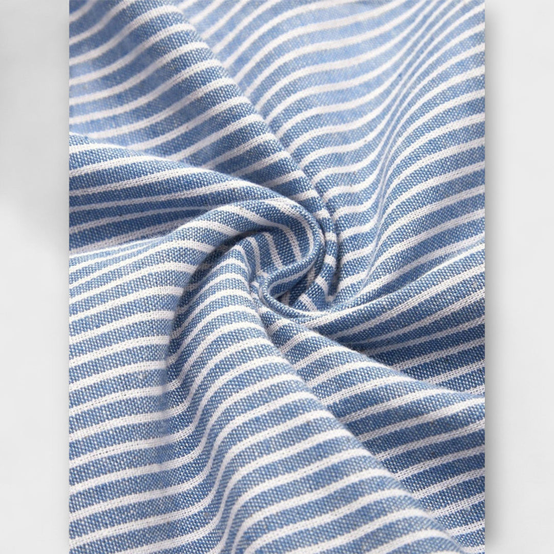 Svenja – Gestreiftes Premium-Midikleid