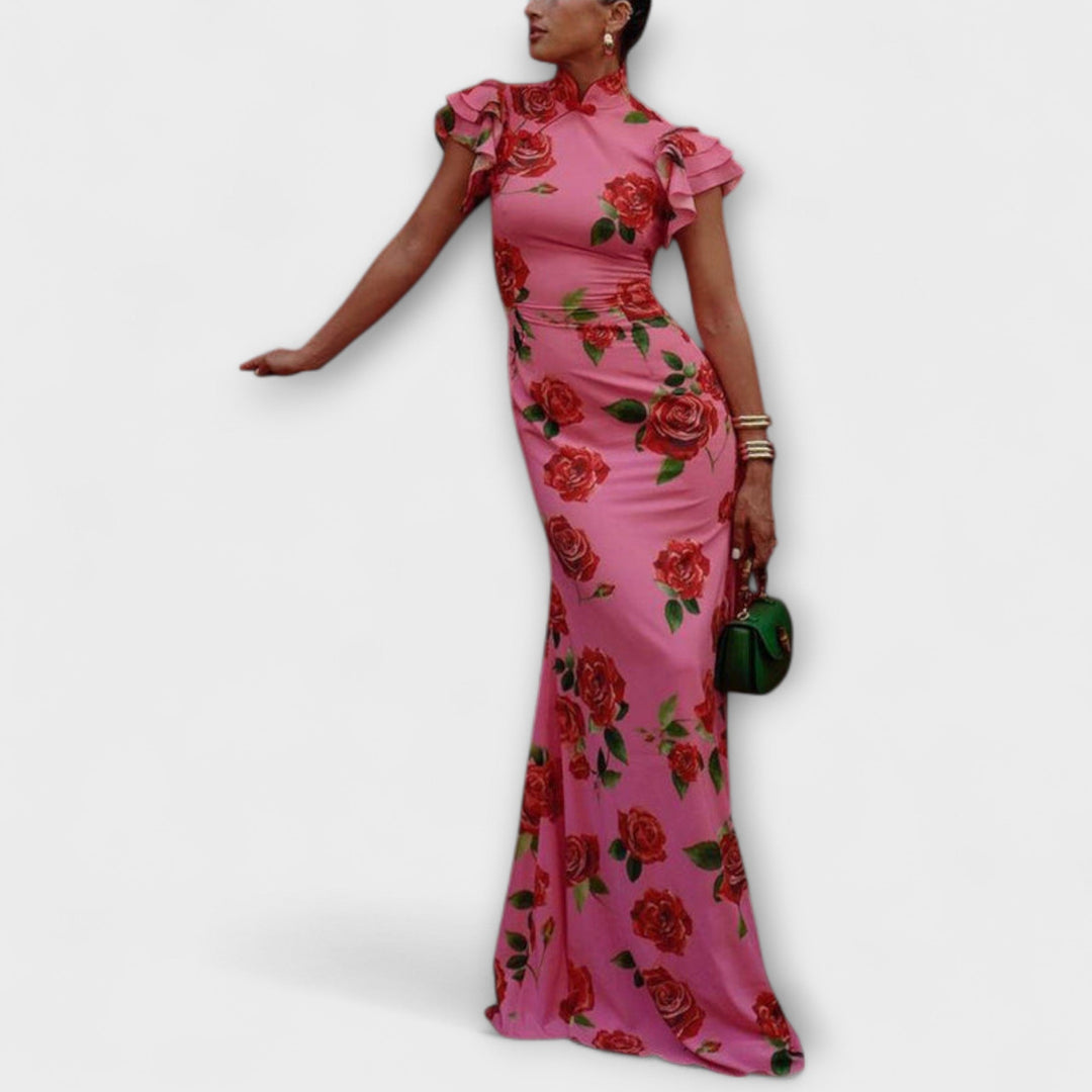 Alina - Maxikleid mit floralem Druck