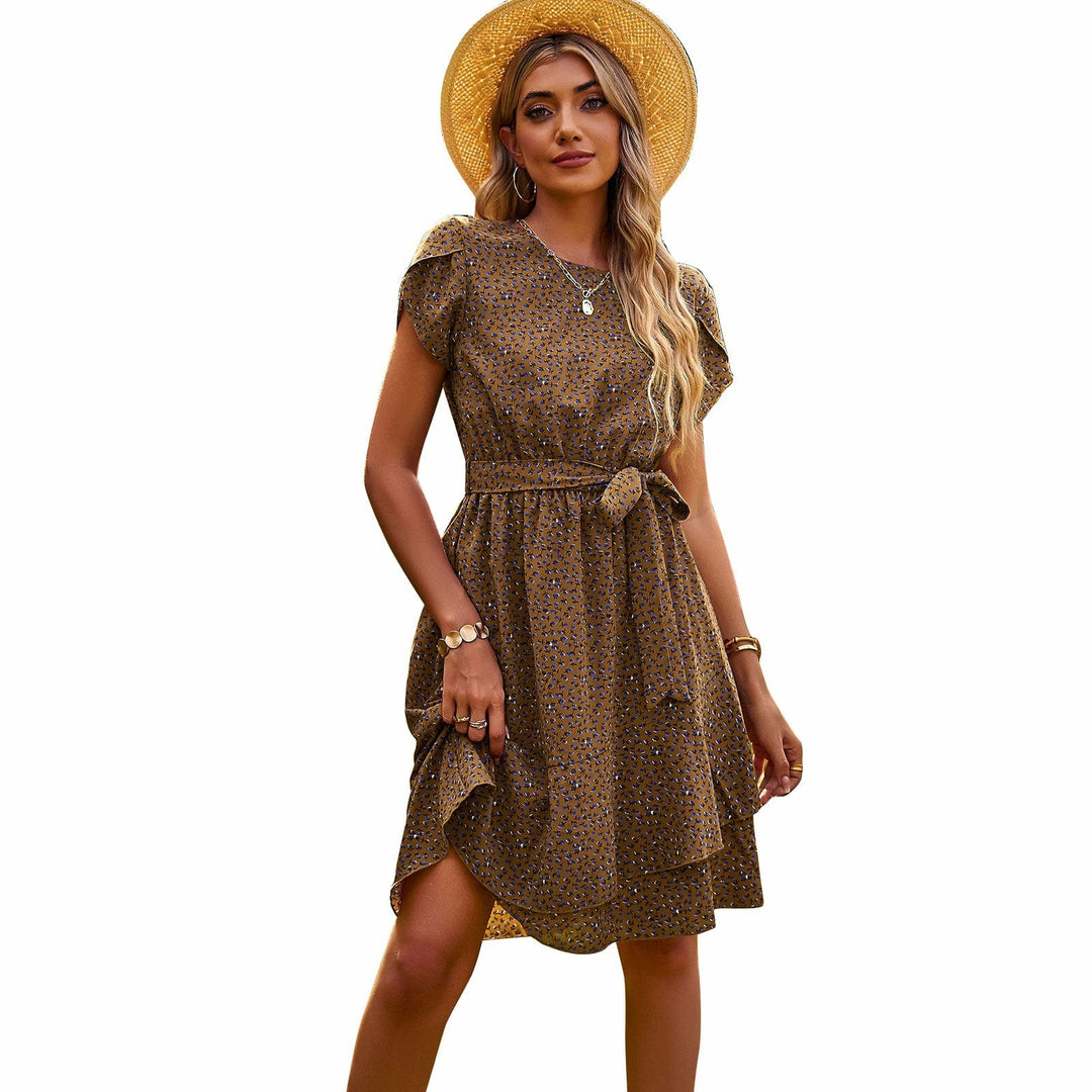 Irmtrud - Ibiza Kleid mit Print