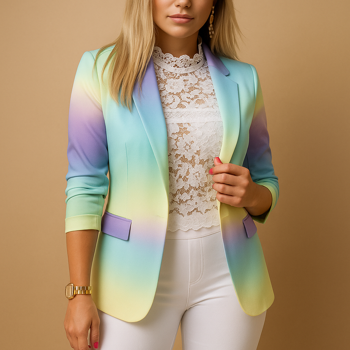 Calla - Eleganter Damenblazer mit Print