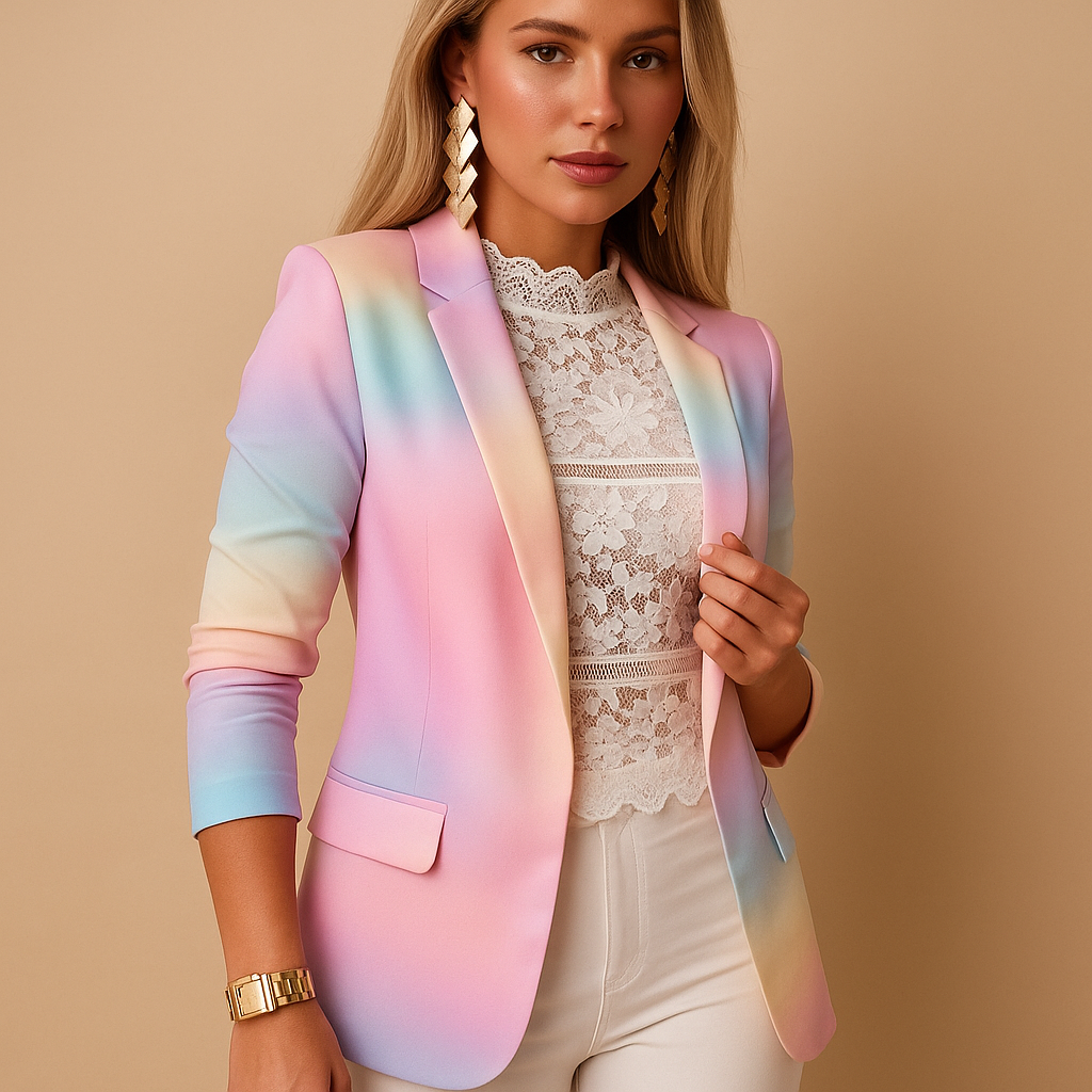 Calla - Eleganter Damenblazer mit Print
