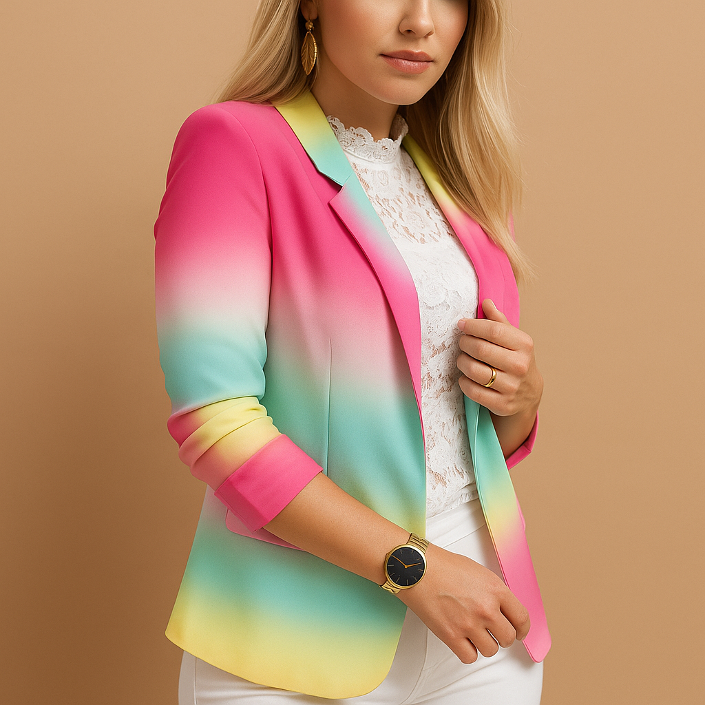 Calla - Eleganter Damenblazer mit Print