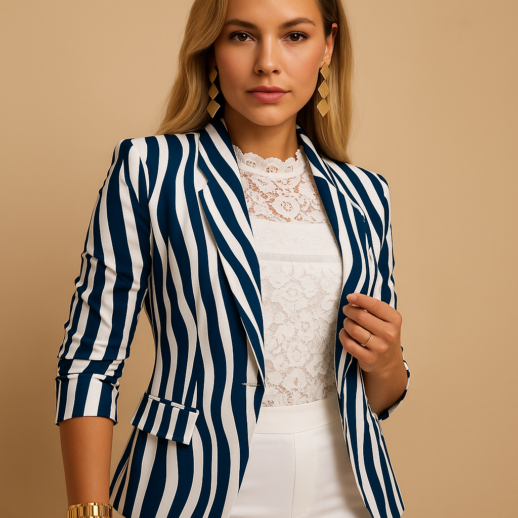 Calla - Eleganter Damenblazer mit Print