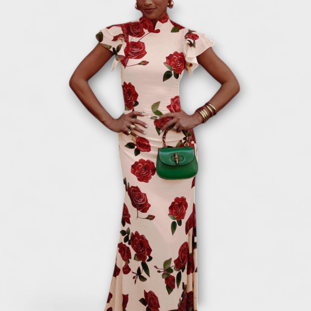 Alina - Maxikleid mit floralem Druck