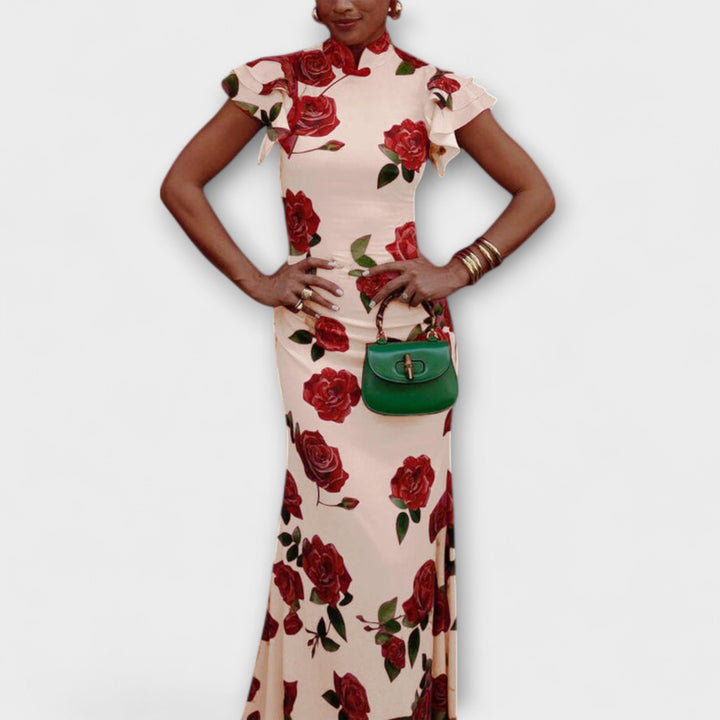 Alina - Maxikleid mit floralem Druck