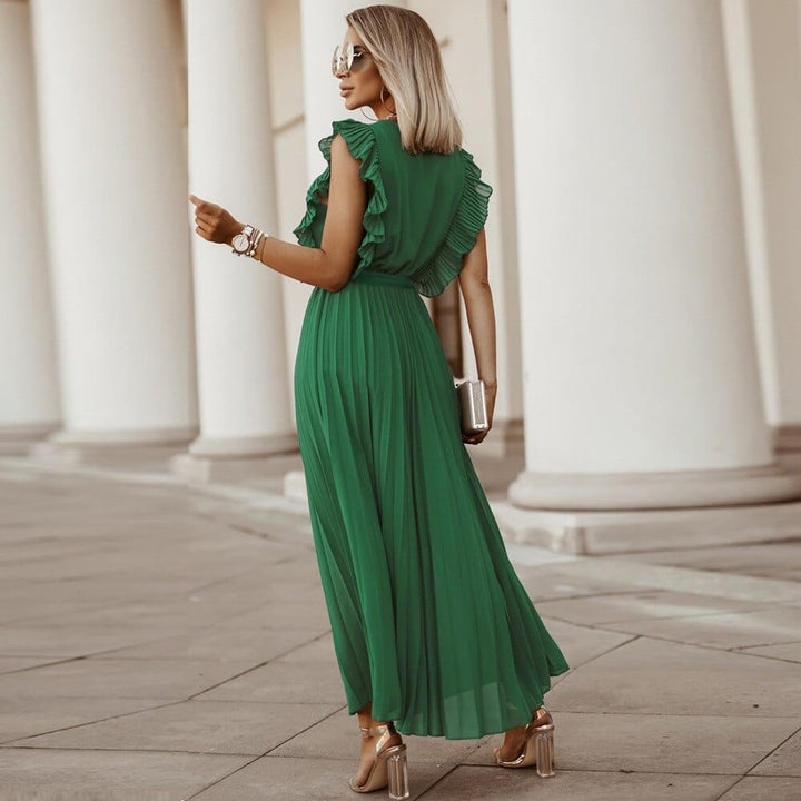 Trada - Kleid mit V-Ausschnitt
