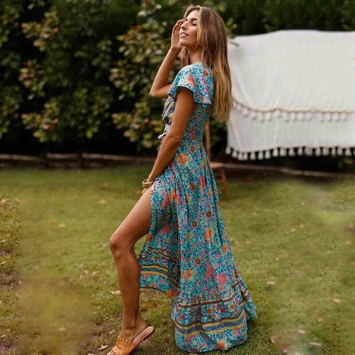 Philo - Maxikleid mit hohem Schlitz