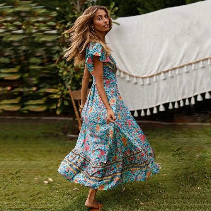 Philo - Maxikleid mit hohem Schlitz