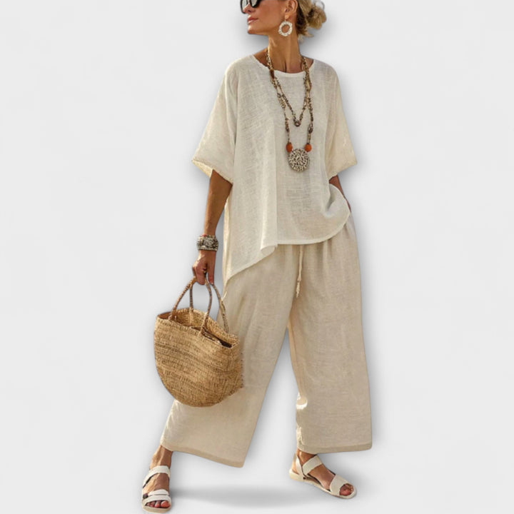 Finja - 2-Teiliges Oversize-Set mit weiter Hose