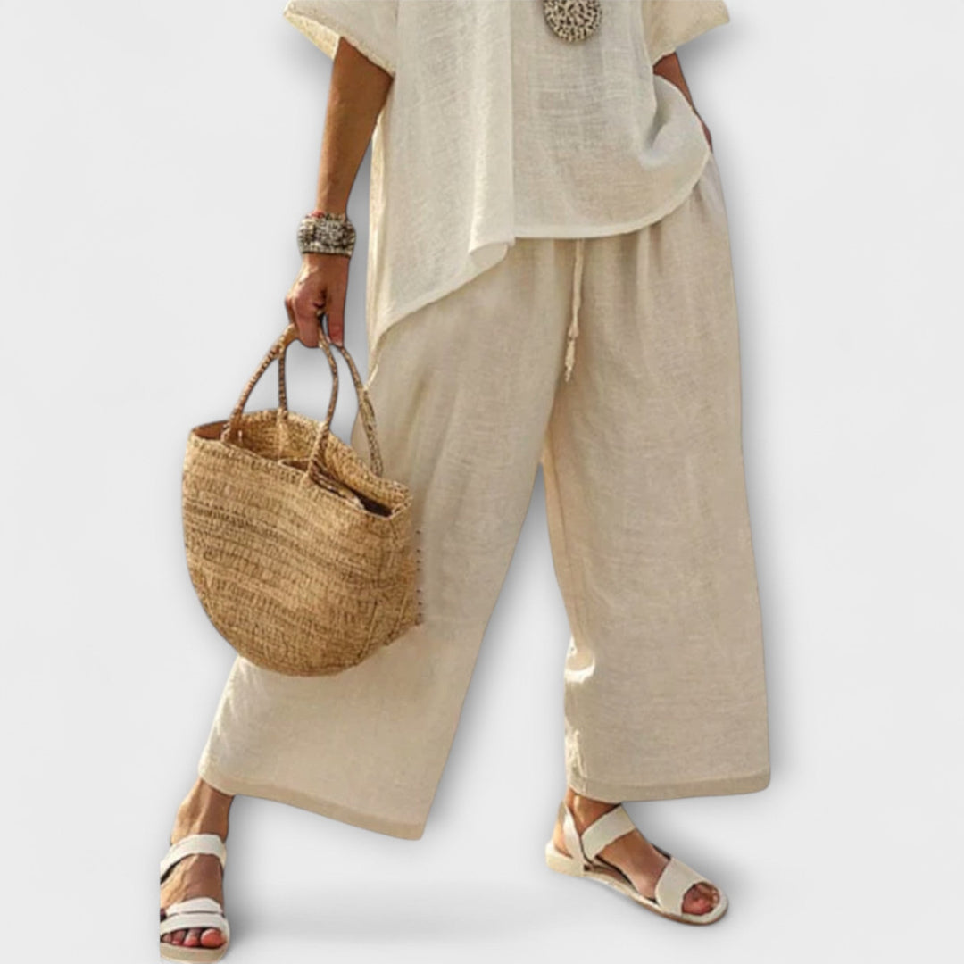 Finja - 2-Teiliges Oversize-Set mit weiter Hose