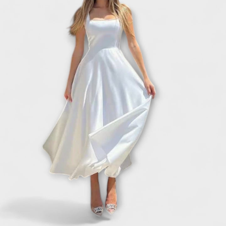 Selina – Elegantes Midi-Kleid
