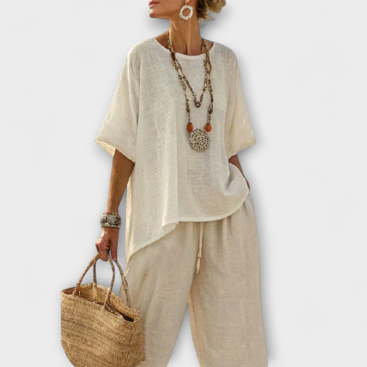 Finja - 2-Teiliges Oversize-Set mit weiter Hose