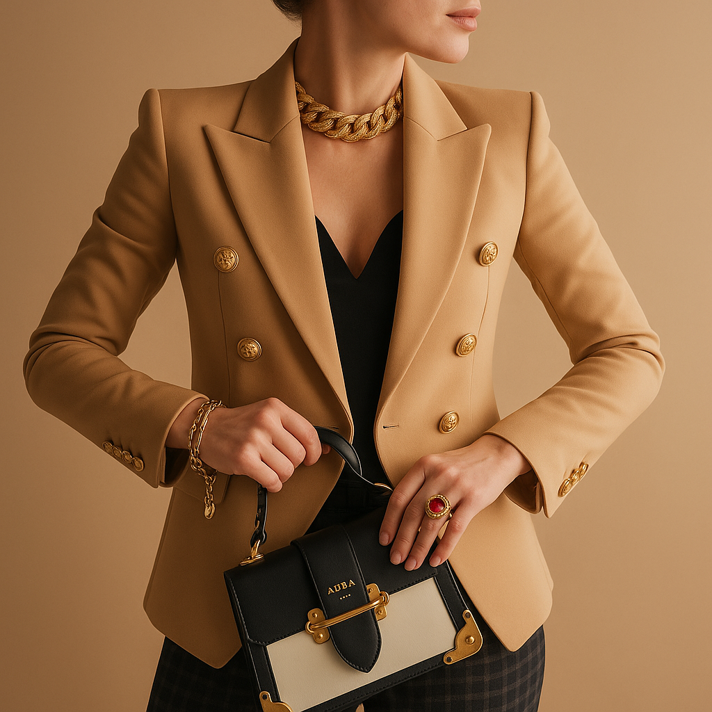 Maren - Eleganter langer Damenblazer