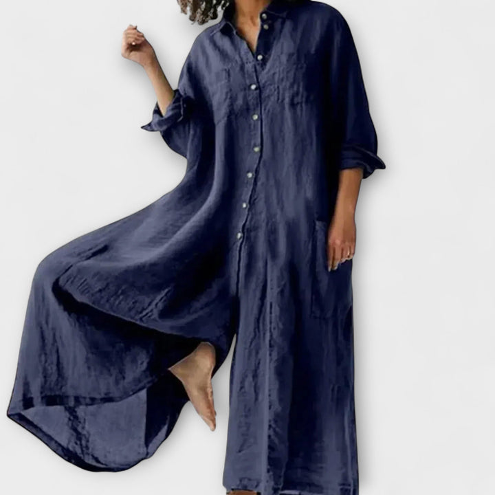 Theodora - Bequemer, lockerer Jumpsuit