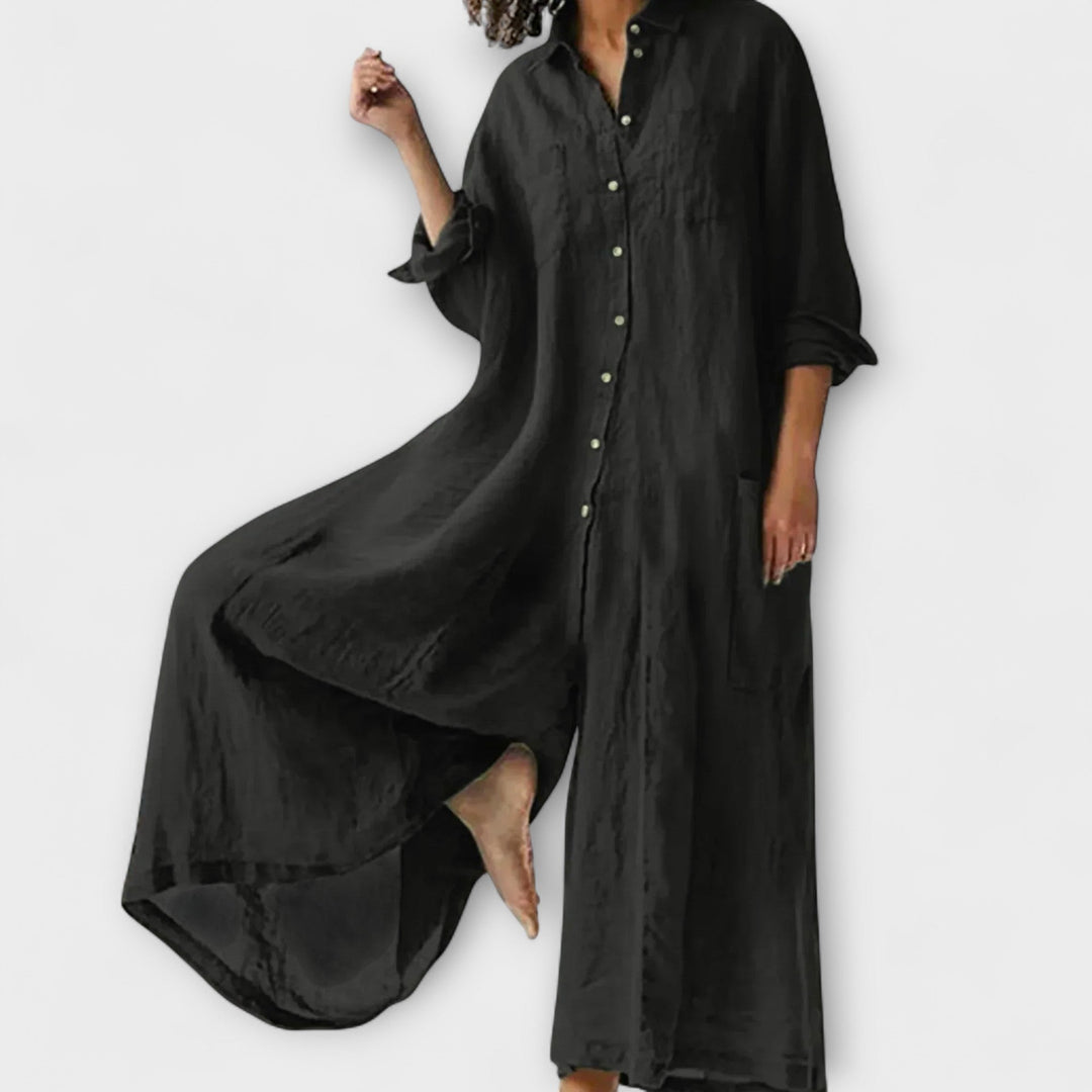 Theodora - Bequemer, lockerer Jumpsuit