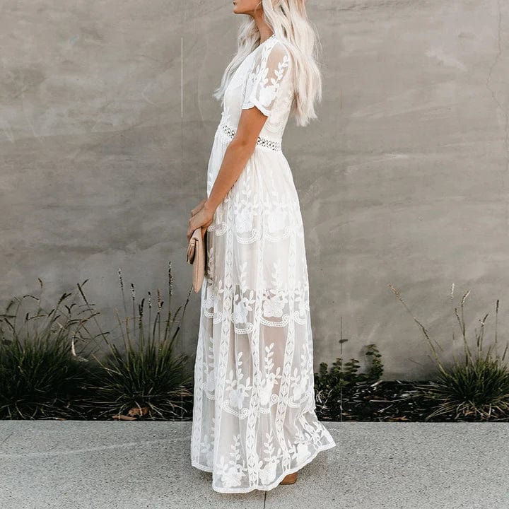 Adelinde - Ibiza Maxikleid aus Spitze