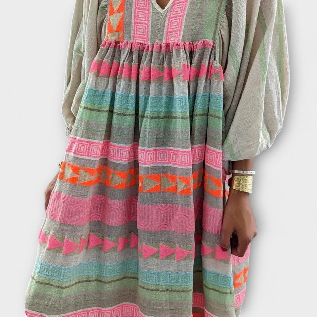 Benedikta - Vibrant Lose Kleid