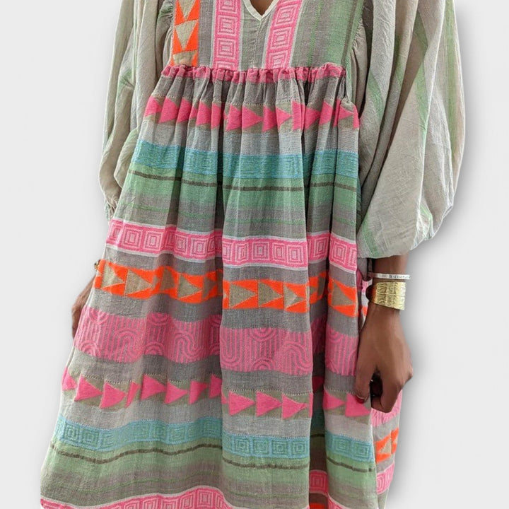Benedikta - Vibrant Lose Kleid