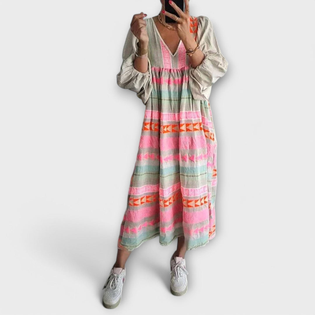 Benedikta - Vibrant Lose Kleid