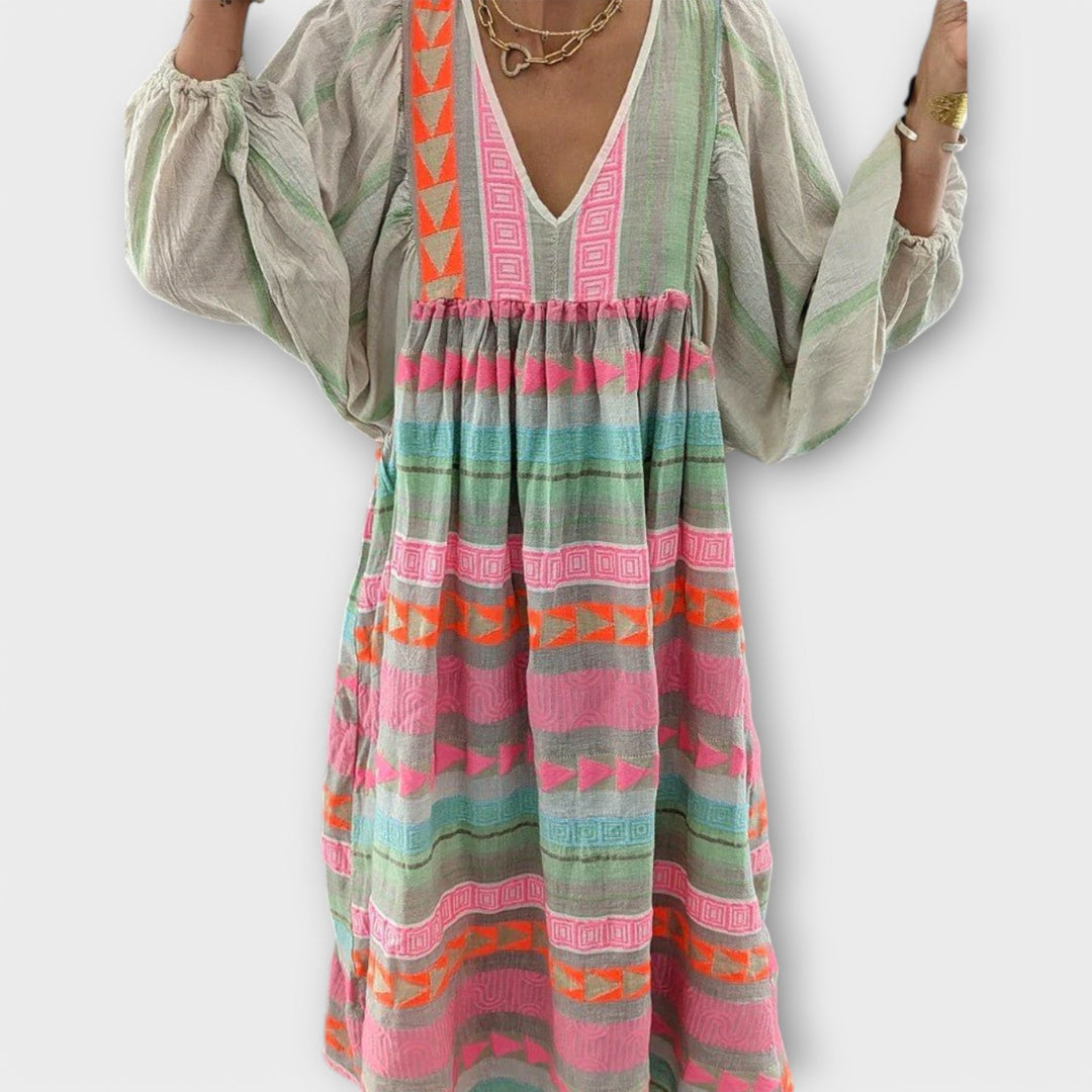 Benedikta - Vibrant Lose Kleid