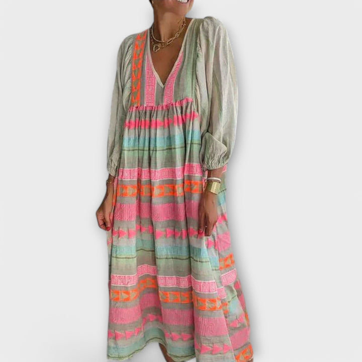 Benedikta - Vibrant Lose Kleid